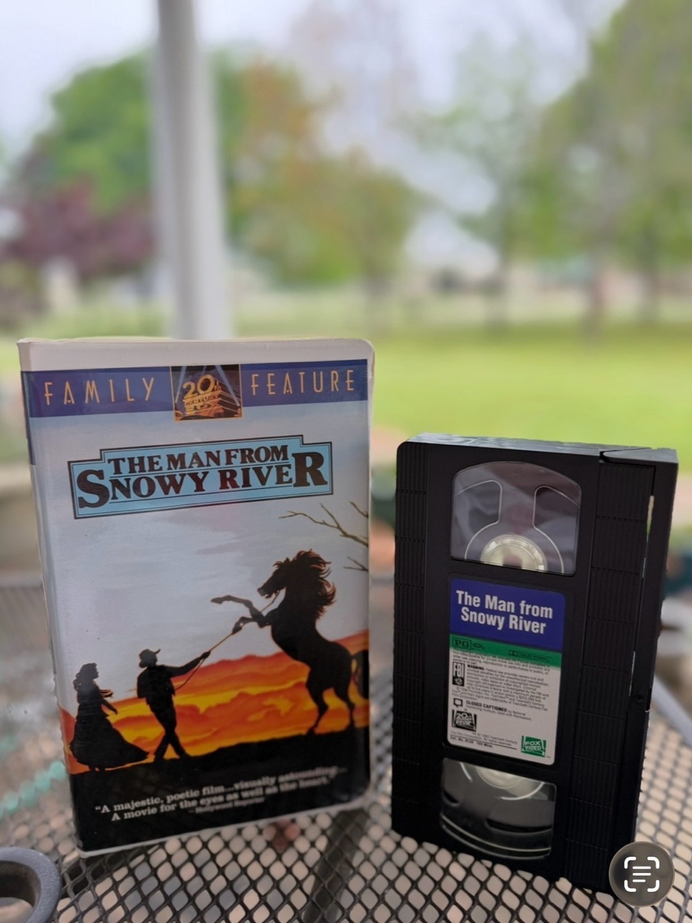 The Man from Snowy River VHS Tape - Black
